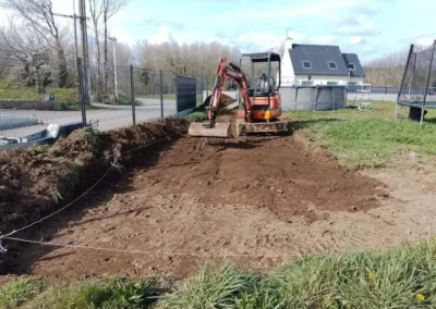 Travaux de mini-pelle