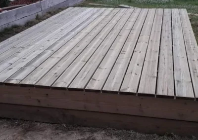 Réalisation d'une terrasse bois